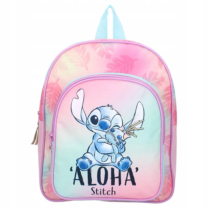 Detský ruksak Stitch ružovo-modrý - ideálny pre návrat do školy
